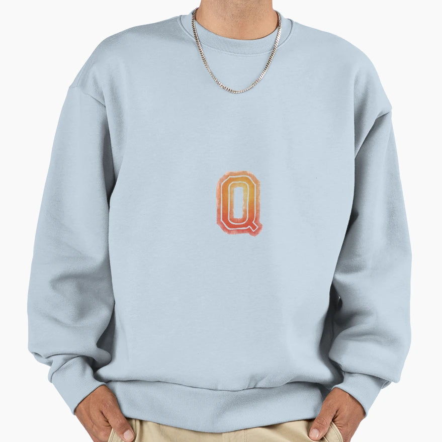 Alphabets Doodle College Jersey Sweatshirt - Streetwear Style Men Women - T-Shirt, Sweatshirt, Hoodie
