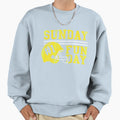 Sunday Funday Football Helmet Sweatshirt - Streetwear Style for Adults - T-Shirt, Sweatshirt, Hoodie