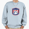 American Bald Eagle Head Flag Shield Sweatshirt - Novelty Apparel Men Women - T-Shirt, Sweatshirt, Hoodie