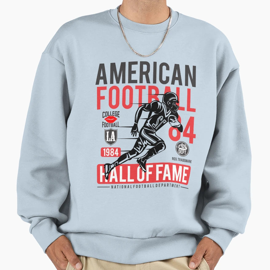 American Football Sweatshirt - Minimalist Print Unisex - T-Shirt, Sweatshirt, Hoodie