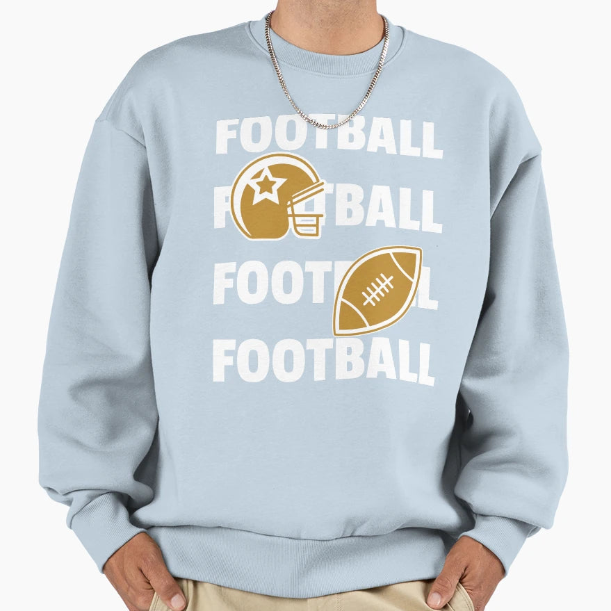 Football Lover Sweatshirt - Fun Novelty Design Men Women - T-Shirt, Sweatshirt, Hoodie