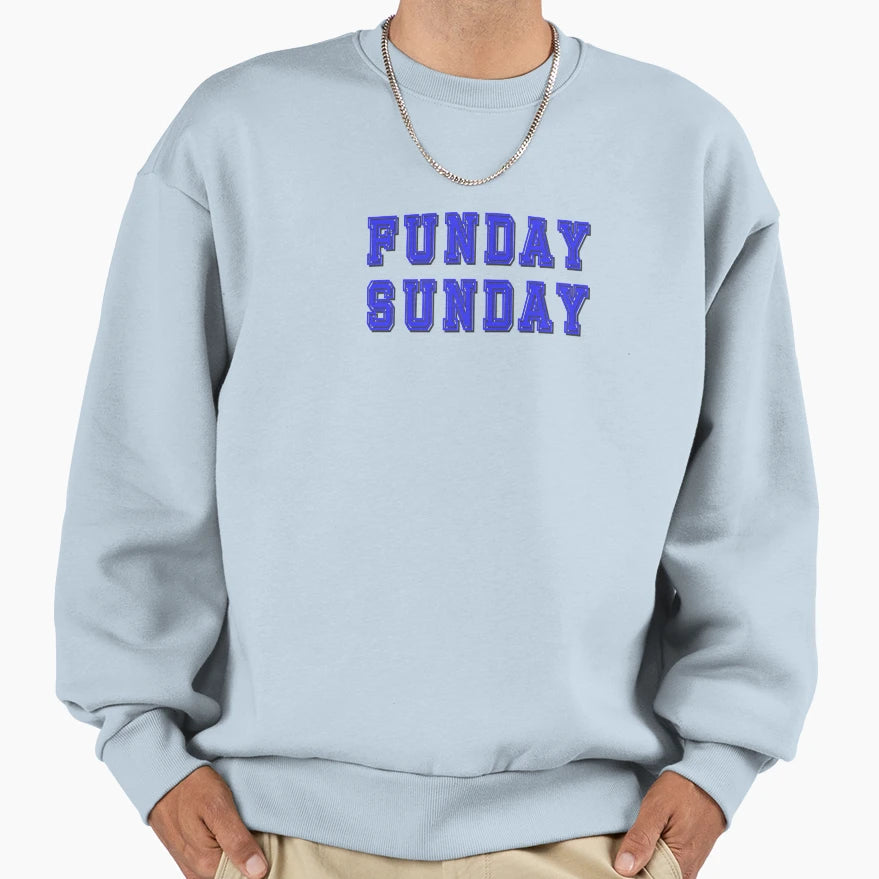 Funday Sunday Ball Game T-Shirt - Aesthetic Graphic Men Women - T-Shirt, Sweatshirt, Hoodie