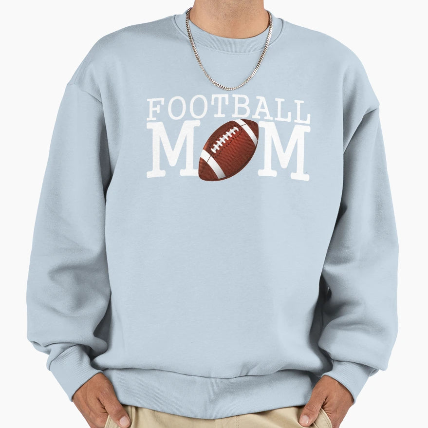 Football Mom Football T-Shirt - Casual Everyday Wear Unisex - T-Shirt, Sweatshirt, Hoodie