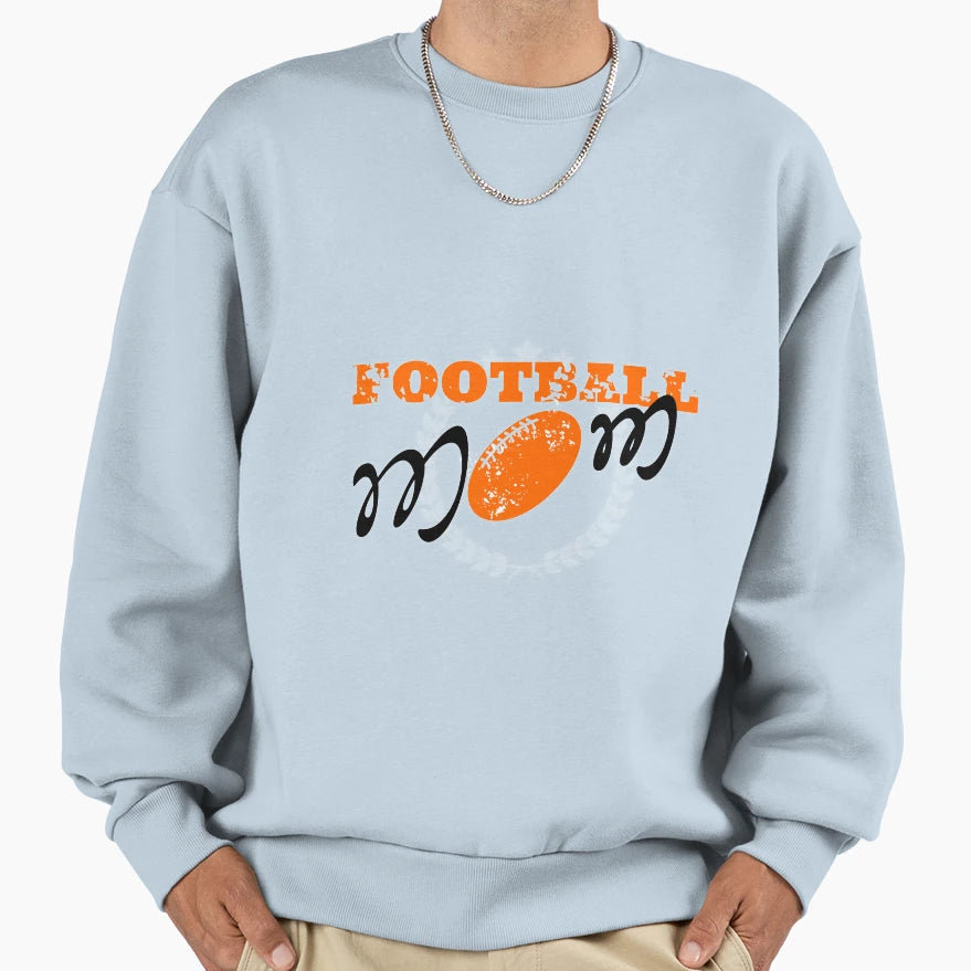 Football Mom Sweatshirt - Aesthetic Graphic Unisex - T-Shirt, Sweatshirt, Hoodie