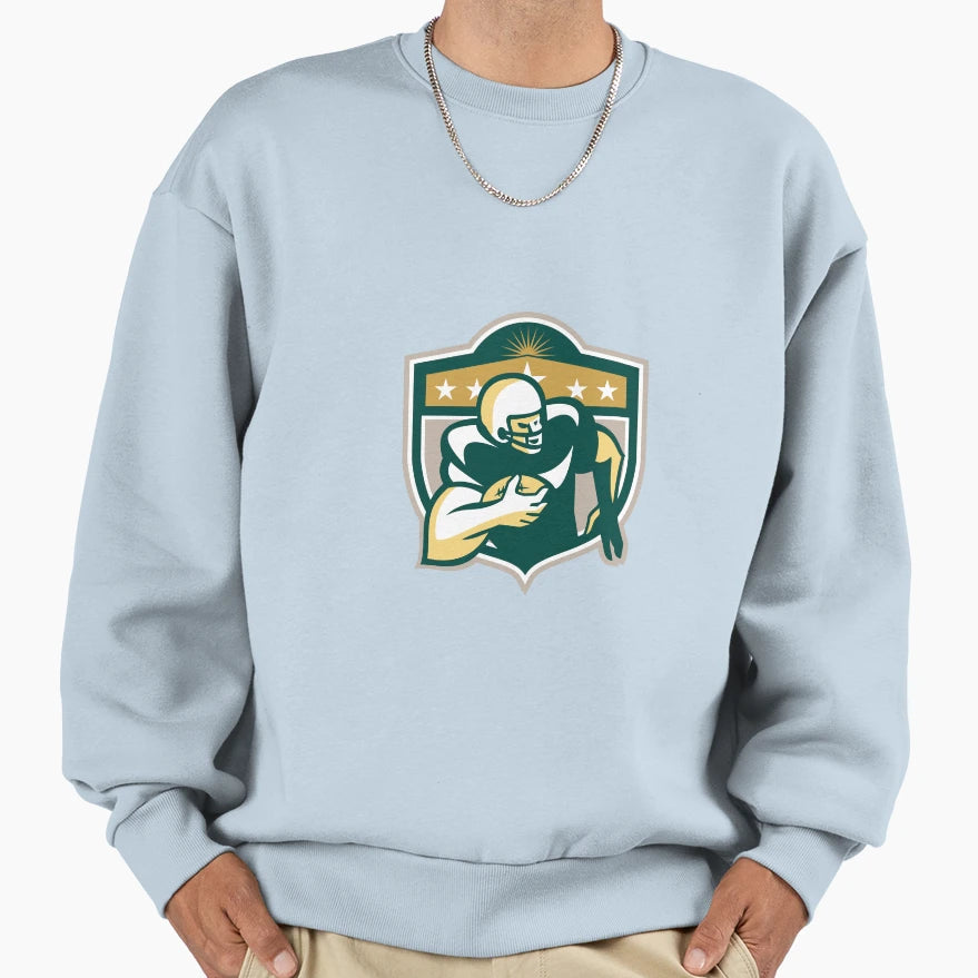 American Gridiron Wide Receiver Sweatshirt - Graphic Print Men Women - T-Shirt, Sweatshirt, Hoodie