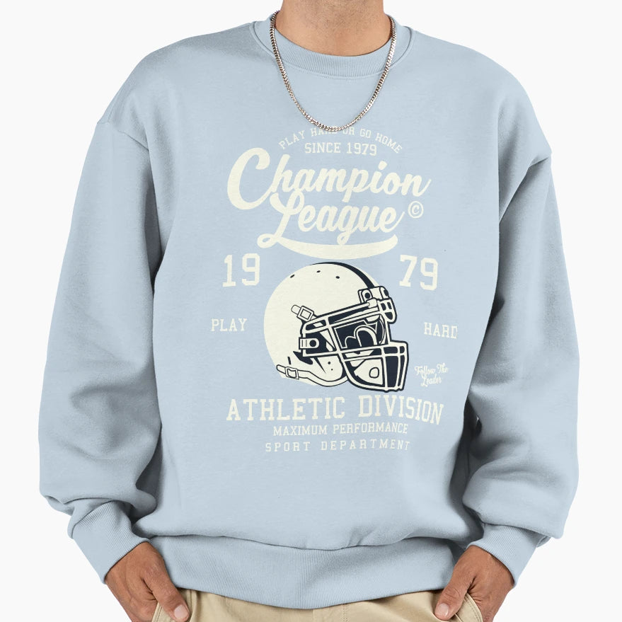 Champion League Sweatshirt - Casual Everyday Wear for Adults - T-Shirt, Sweatshirt, Hoodie
