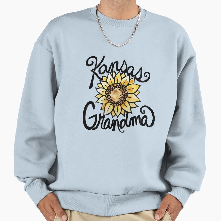 Kansas Grandma Sweatshirt - Novelty Apparel for Adults - T-Shirt, Sweatshirt, Hoodie