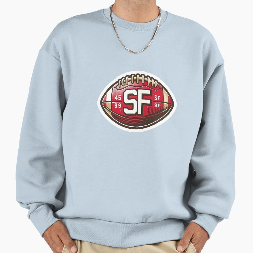 Sf Emblem Sweatshirt - Aesthetic Graphic for Adults - T-Shirt, Sweatshirt, Hoodie