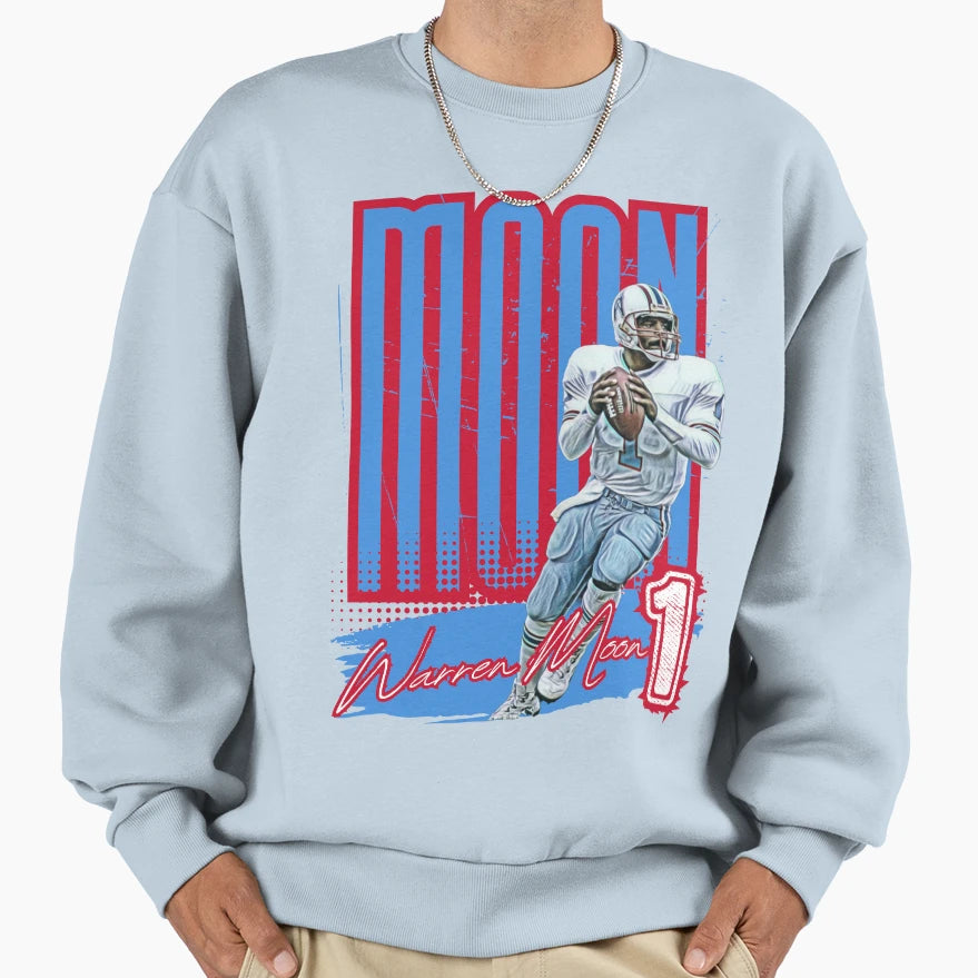 Warren Moon Sweatshirt - Aesthetic Graphic for Adults - T-Shirt, Sweatshirt, Hoodie