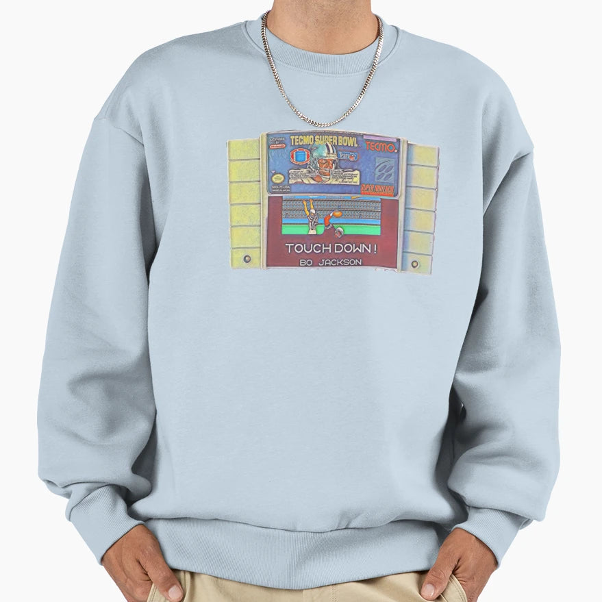 Tecmo Bowl Fan Art Sweatshirt - Aesthetic Graphic Men Women - T-Shirt, Sweatshirt, Hoodie