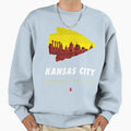 Kansas City Football Fan Sweatshirt - Trendy Graphic Unisex - T-Shirt, Sweatshirt, Hoodie