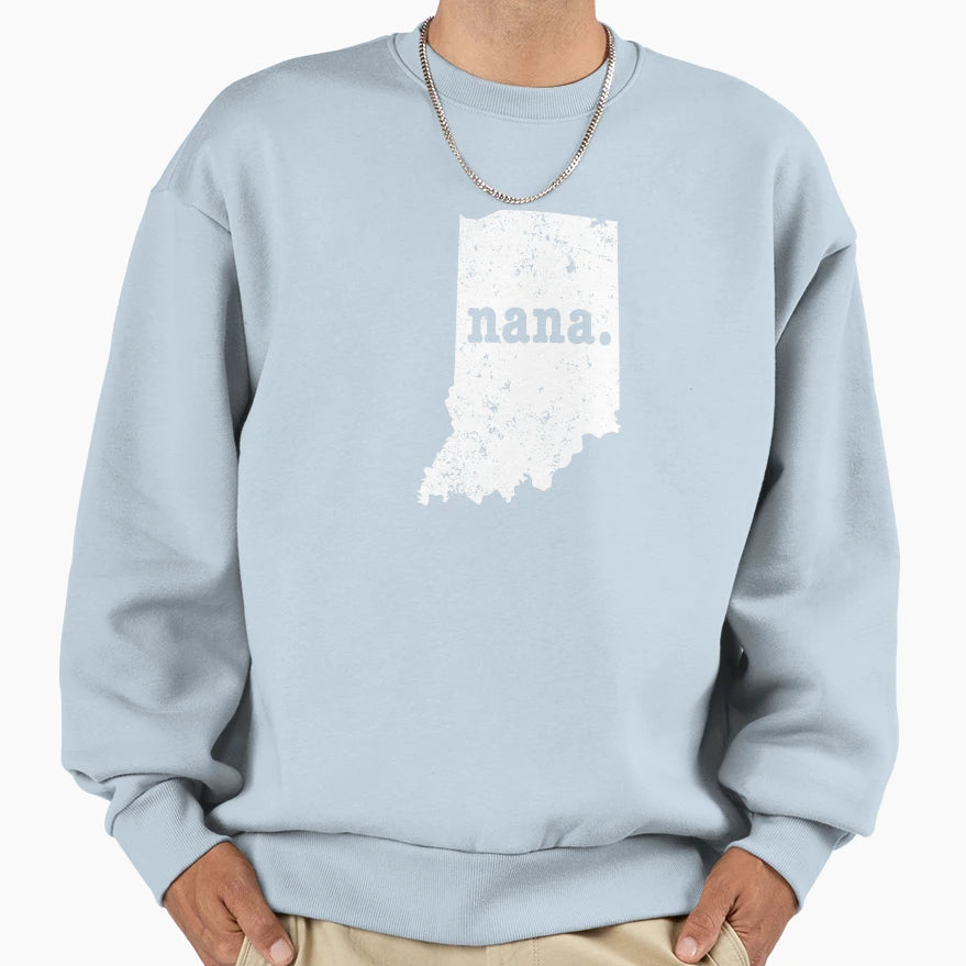 Best Nana Indiana Grandma Sweatshirt - Unique Graphic Men Women - T-Shirt, Sweatshirt, Hoodie
