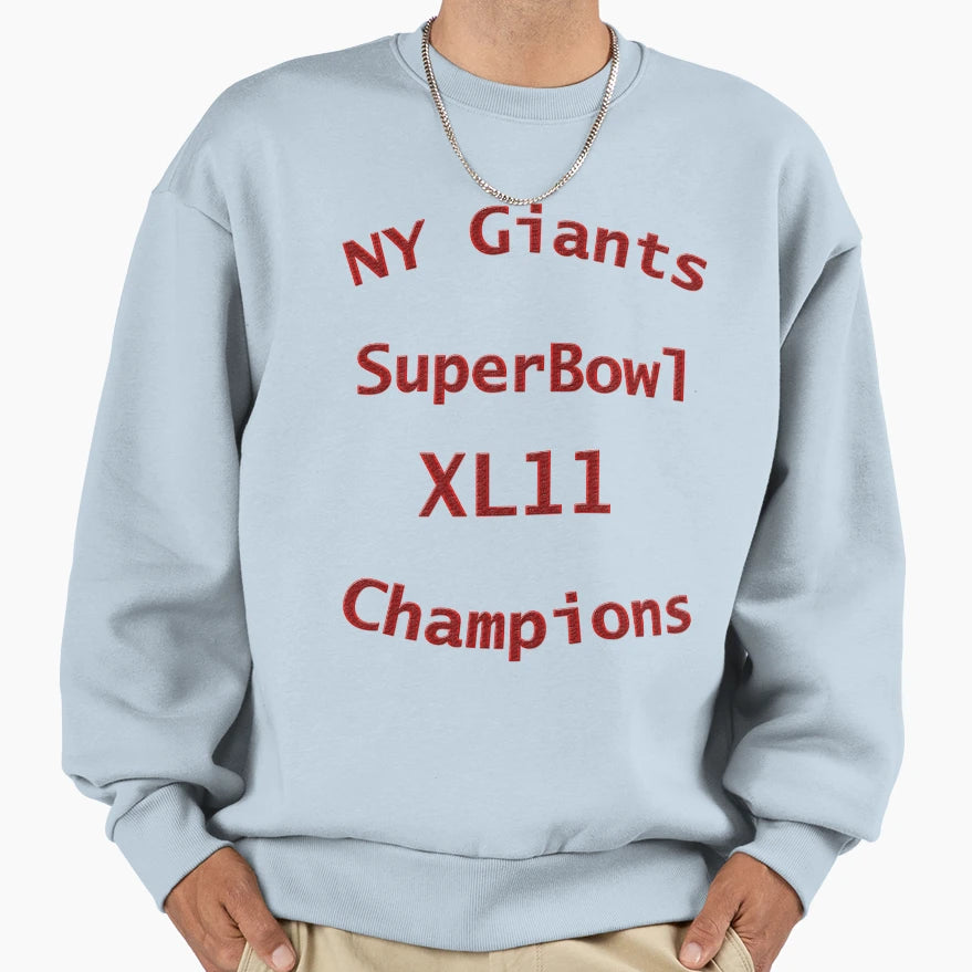 New York Giants 3 Sweatshirt - Streetwear Style for Adults - T-Shirt, Sweatshirt, Hoodie