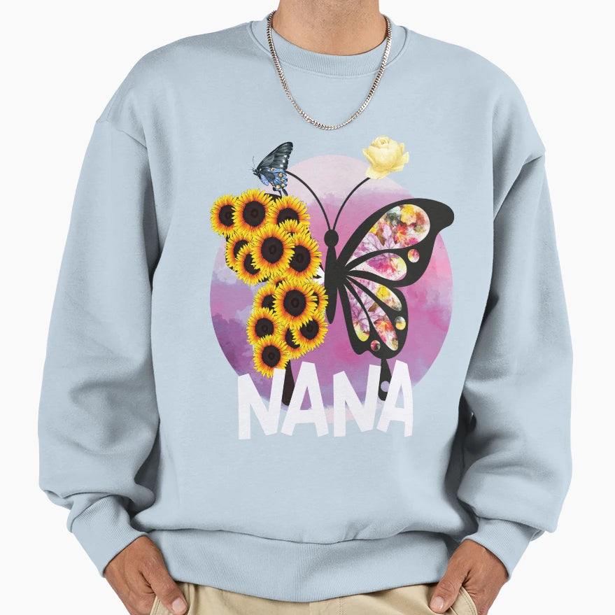 Faty Loves Being Called Nana Sweatshirt - Aesthetic Graphic Unisex - T-Shirt, Sweatshirt, Hoodie