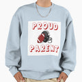 Proud Football Parent Sweatshirt - Minimalist Print for Adults - T-Shirt, Sweatshirt, Hoodie