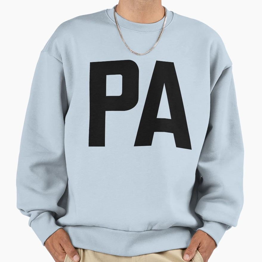 Pennsylvania Pa Black Ink Sweatshirt - Graphic Print Unisex - T-Shirt, Sweatshirt, Hoodie