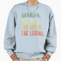 Grandpa Myth Legend Sweatshirt - Custom Art Print Unisex - T-Shirt, Sweatshirt, Hoodie