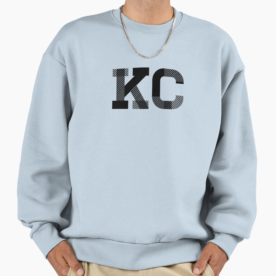 Kansas City Missouri Kc Letters Sweatshirt - Casual Everyday Wear Unisex - T-Shirt, Sweatshirt, Hoodie