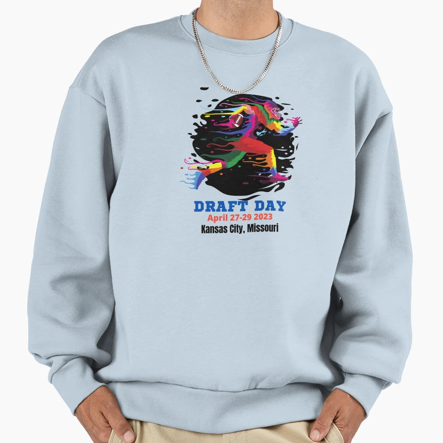Draft Day Football 2023 Sweatshirt - Streetwear Style Unisex - T-Shirt, Sweatshirt, Hoodie