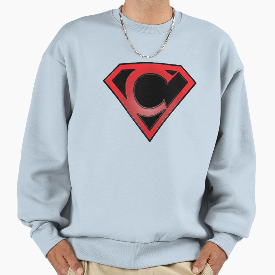 C C Hero Me Collection Sweatshirt - Fun Novelty Design for Adults - T-Shirt, Sweatshirt, Hoodie
