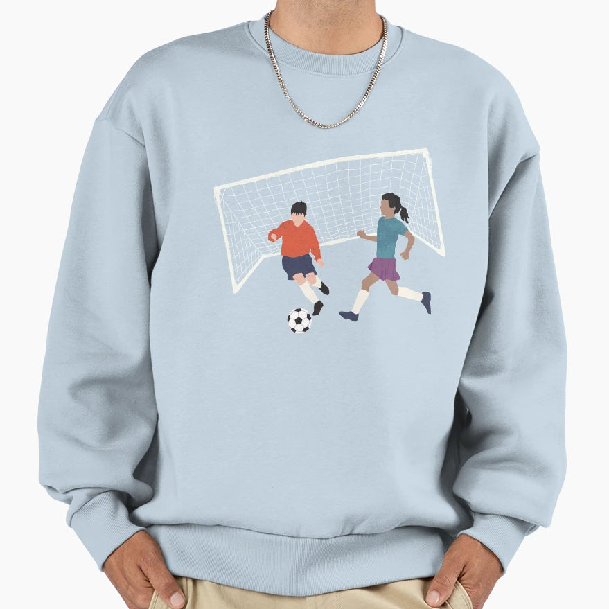 Children Soccer Game Sports Fun Sweatshirt - Streetwear Style Unisex - T-Shirt, Sweatshirt, Hoodie