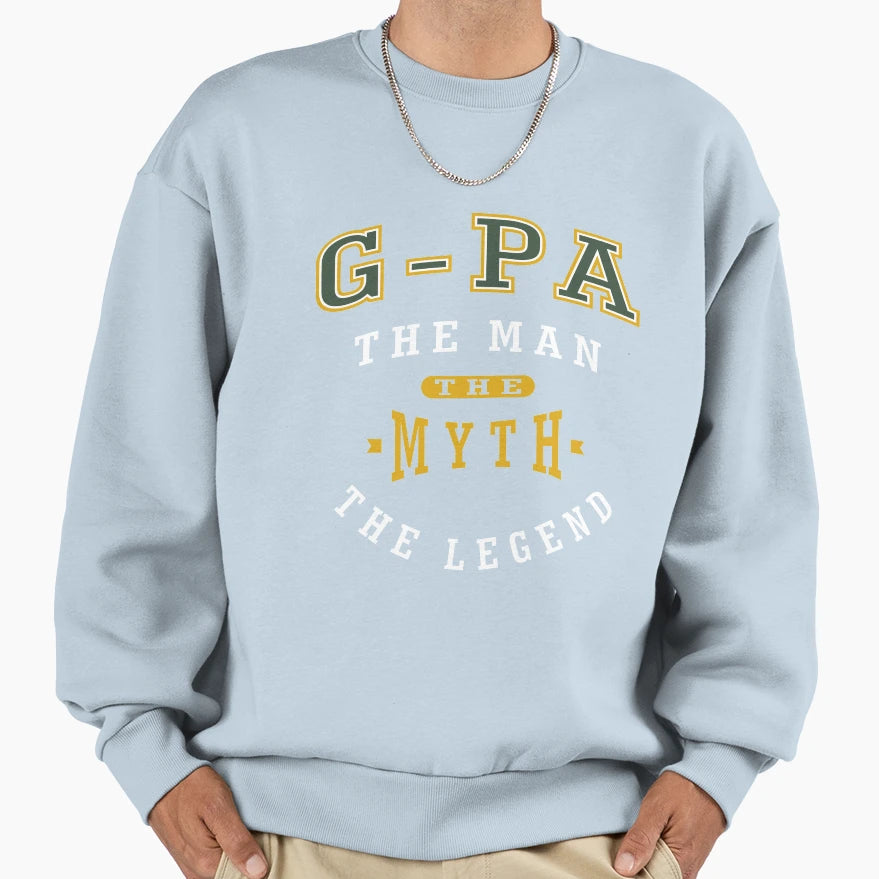 G Pa Legend Sweatshirt - Minimalist Print for Adults - T-Shirt, Sweatshirt, Hoodie