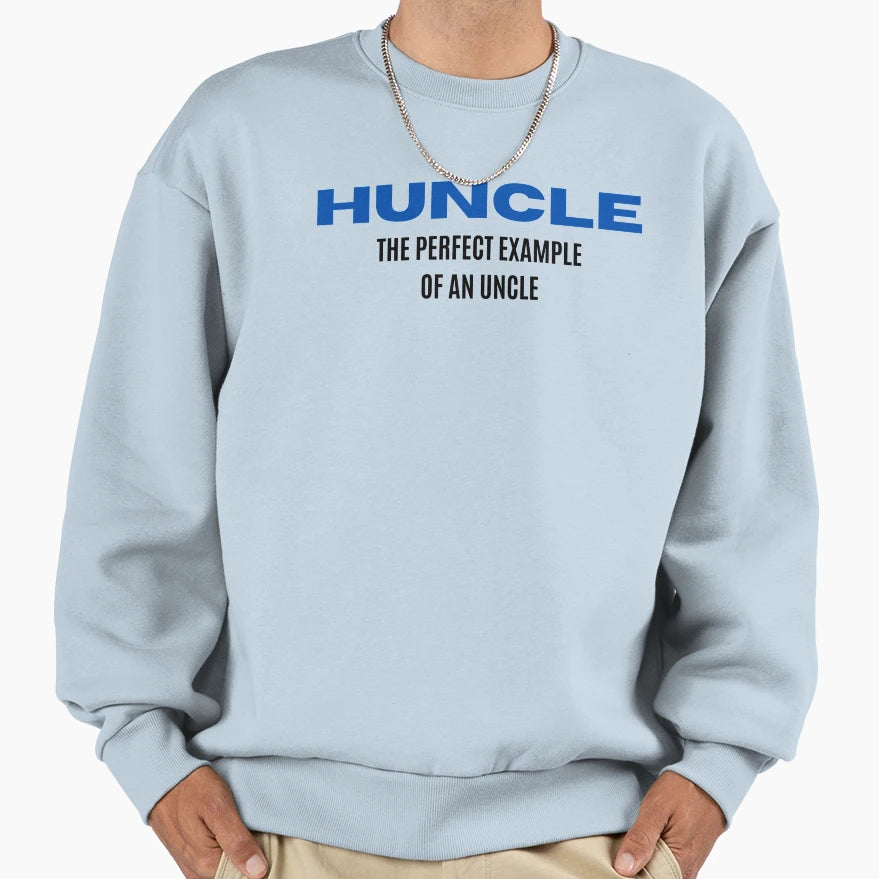 Huncle Gift Uncle Birthday And Sweatshirt - Minimalist Print for Adults - T-Shirt, Sweatshirt, Hoodie