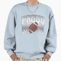 Proud Football Mom Awesome T-Shirt - Fun Novelty Design for Adults - T-Shirt, Sweatshirt, Hoodie