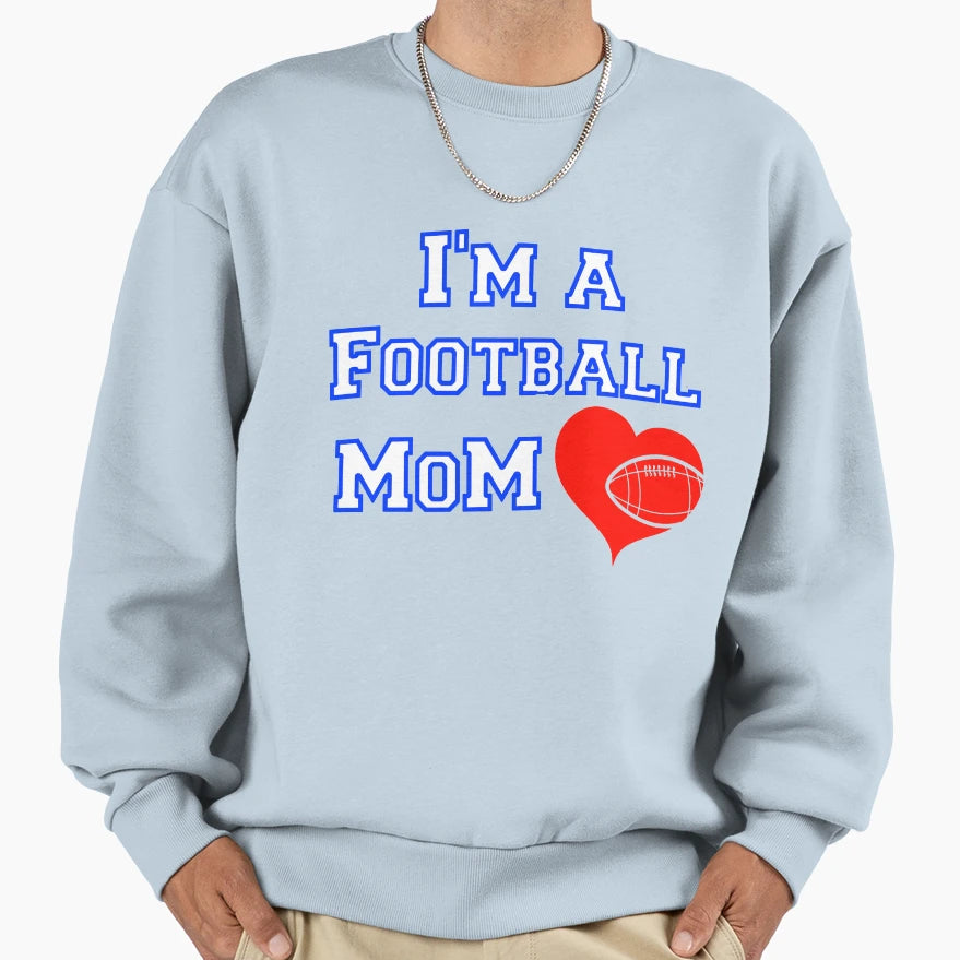 Football Mom Sweatshirt - Aesthetic Graphic Unisex - T-Shirt, Sweatshirt, Hoodie