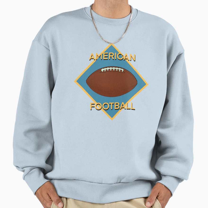 American Football Sweatshirt - Casual Everyday Wear for Adults - T-Shirt, Sweatshirt, Hoodie