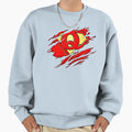 Letter Q Super Hero Name Sweatshirt - Fun Novelty Design for Adults - T-Shirt, Sweatshirt, Hoodie