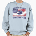 Football Monday Morning Quarterback Sweatshirt - Minimalist Print Men Women - T-Shirt, Sweatshirt, Hoodie