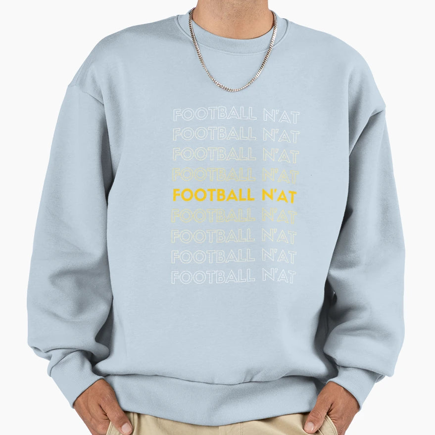 Football Nat Sweatshirt - Minimalist Print for Adults - T-Shirt, Sweatshirt, Hoodie