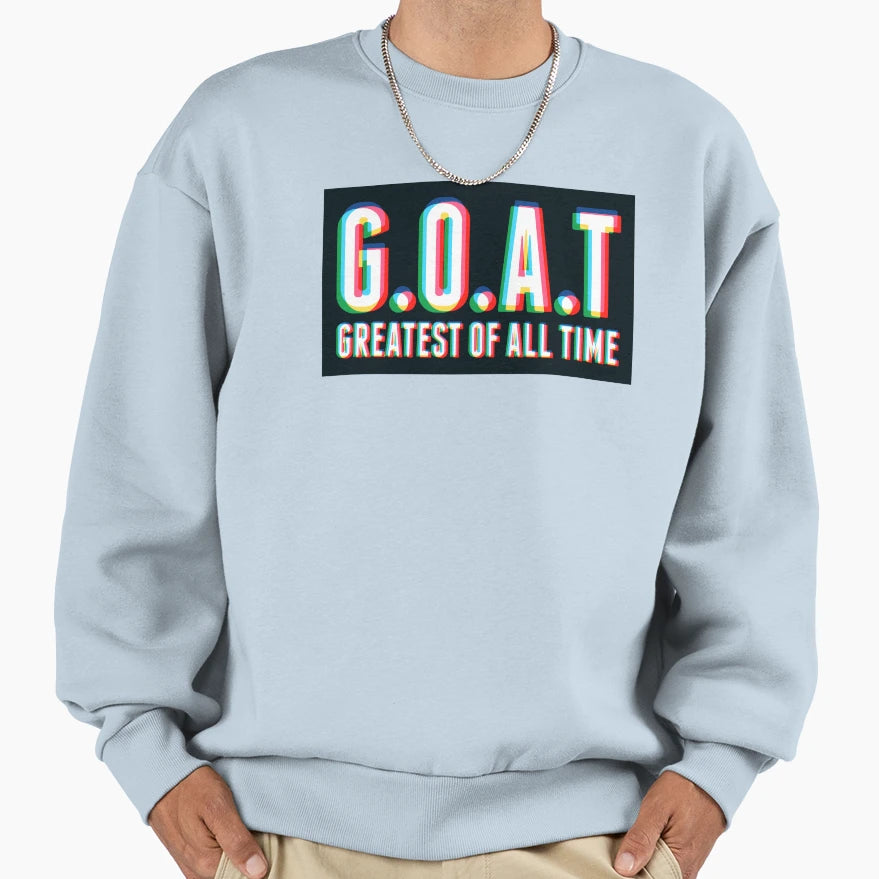 Greatest All Time Cmyk 2 Black Sweatshirt - Minimalist Print Men Women - T-Shirt, Sweatshirt, Hoodie