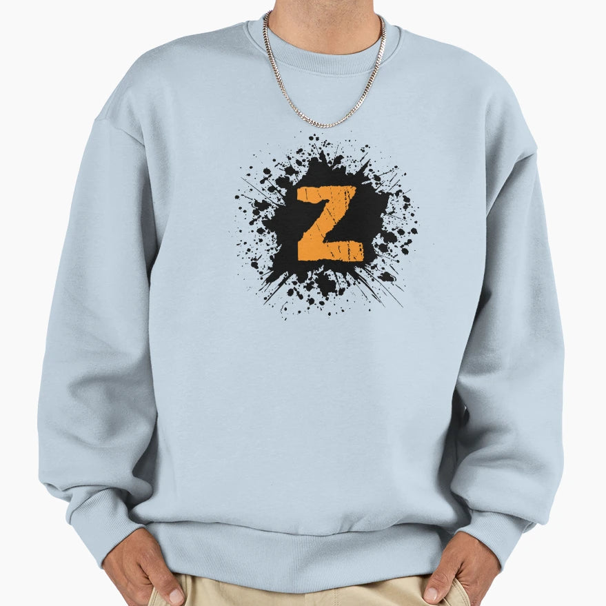 Monogram Z Grunge Black Grunge Sweatshirt - Minimalist Print Unisex - T-Shirt, Sweatshirt, Hoodie