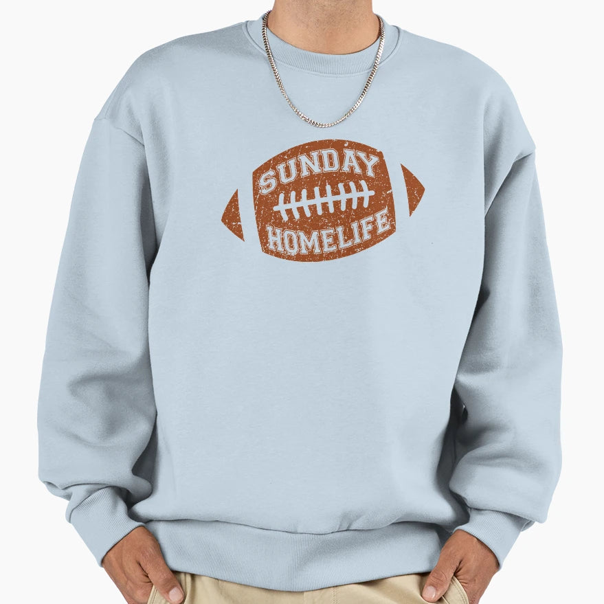 Sunday Homelife Funny Football Game Day T-Shirt - Trendy Graphic for Adults - T-Shirt, Sweatshirt, Hoodie