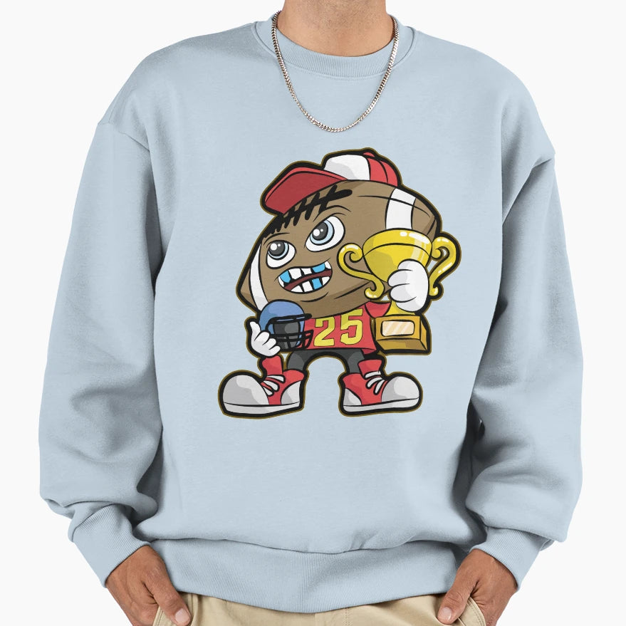 American Football Champion Sweatshirt - Casual Everyday Wear Men Women - T-Shirt, Sweatshirt, Hoodie