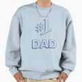 1 Dad Sweatshirt - Minimalist Print Unisex - T-Shirt, Sweatshirt, Hoodie