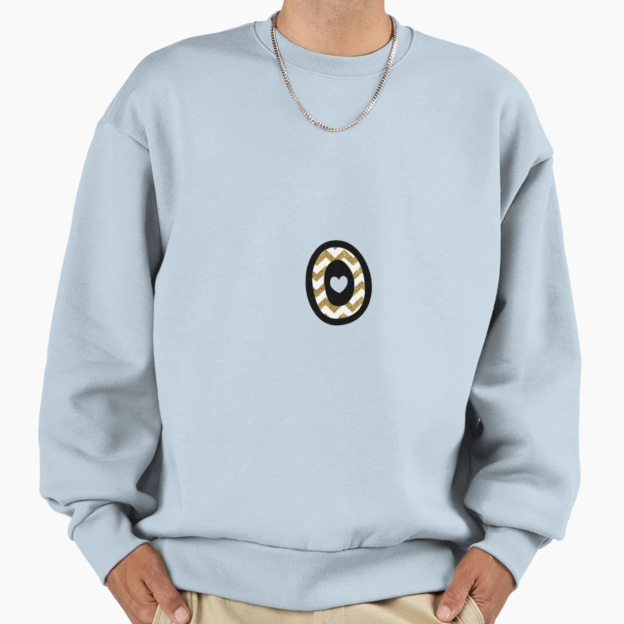 Glitter O Sweatshirt - Aesthetic Graphic Men Women - T-Shirt, Sweatshirt, Hoodie