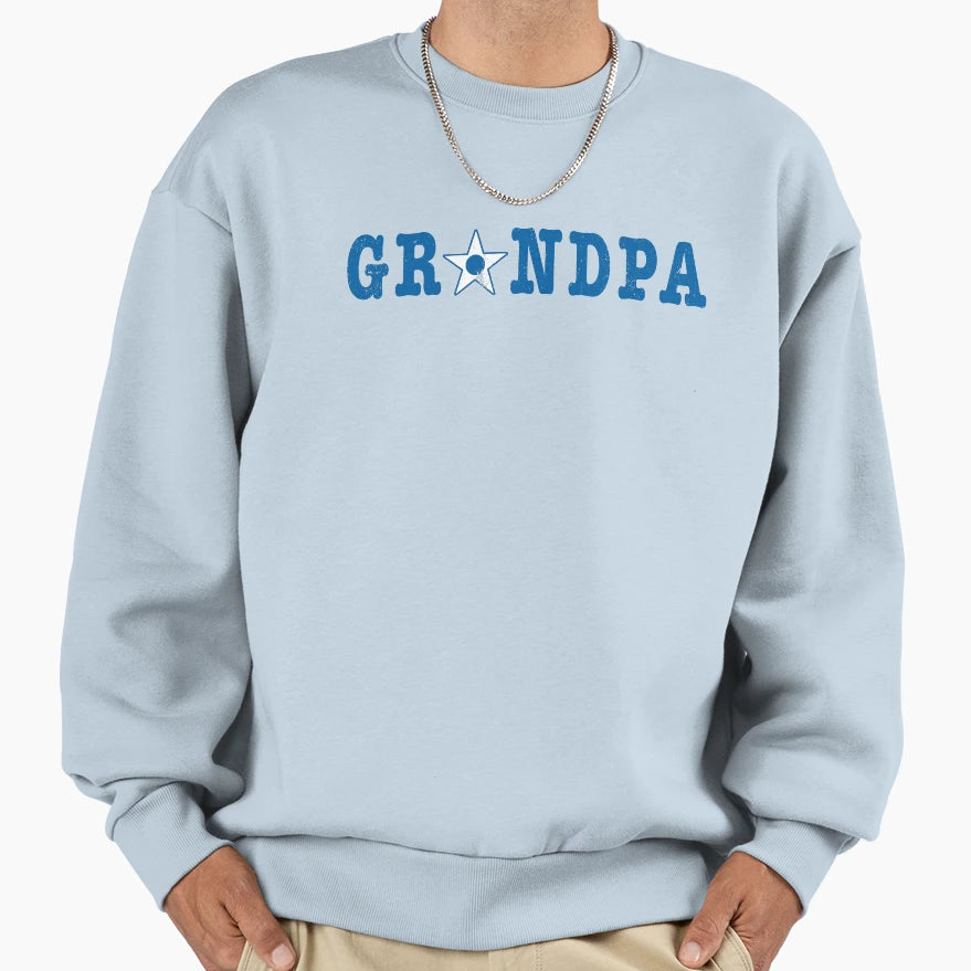 Proud Air Force Grandpa Air Force T-Shirt - Custom Art Print Men Women - T-Shirt, Sweatshirt, Hoodie