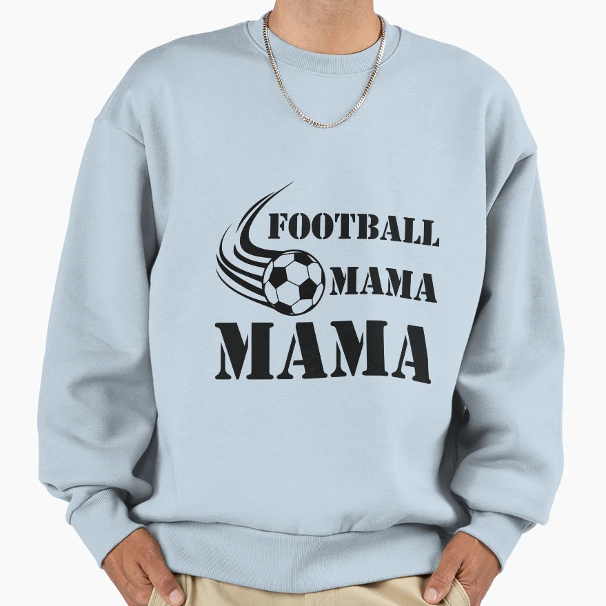 Football Mom Custom Team Football T-Shirt - Minimalist Print for Adults - T-Shirt, Sweatshirt, Hoodie