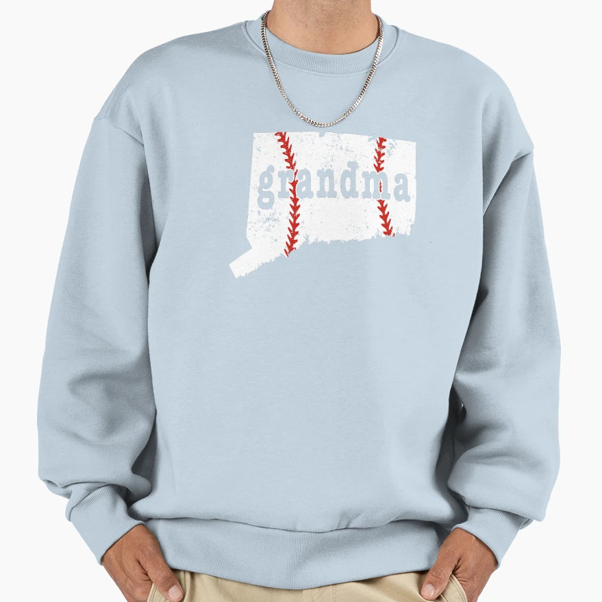 Softball Grandma Shirts Connecticut T-Shirt - Streetwear Style for Adults - T-Shirt, Sweatshirt, Hoodie