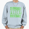 Sunday Funday Football Sweatshirt - Fun Novelty Design Men Women - T-Shirt, Sweatshirt, Hoodie