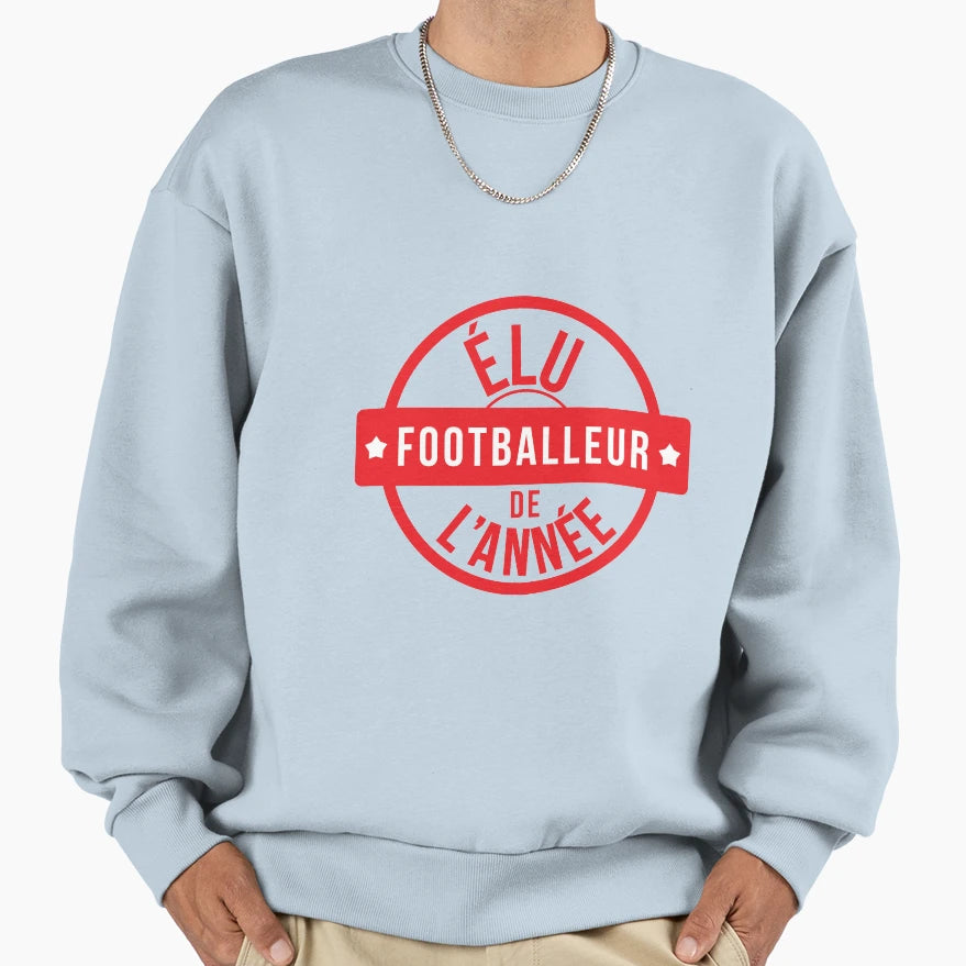 Elected Footballer Year Sweatshirt - Minimalist Print Unisex - T-Shirt, Sweatshirt, Hoodie