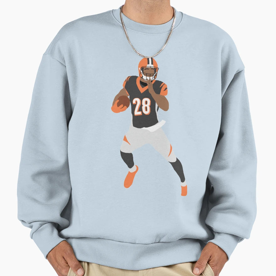 Joe Mixon Sweatshirt - Custom Art Print Unisex - T-Shirt, Sweatshirt, Hoodie