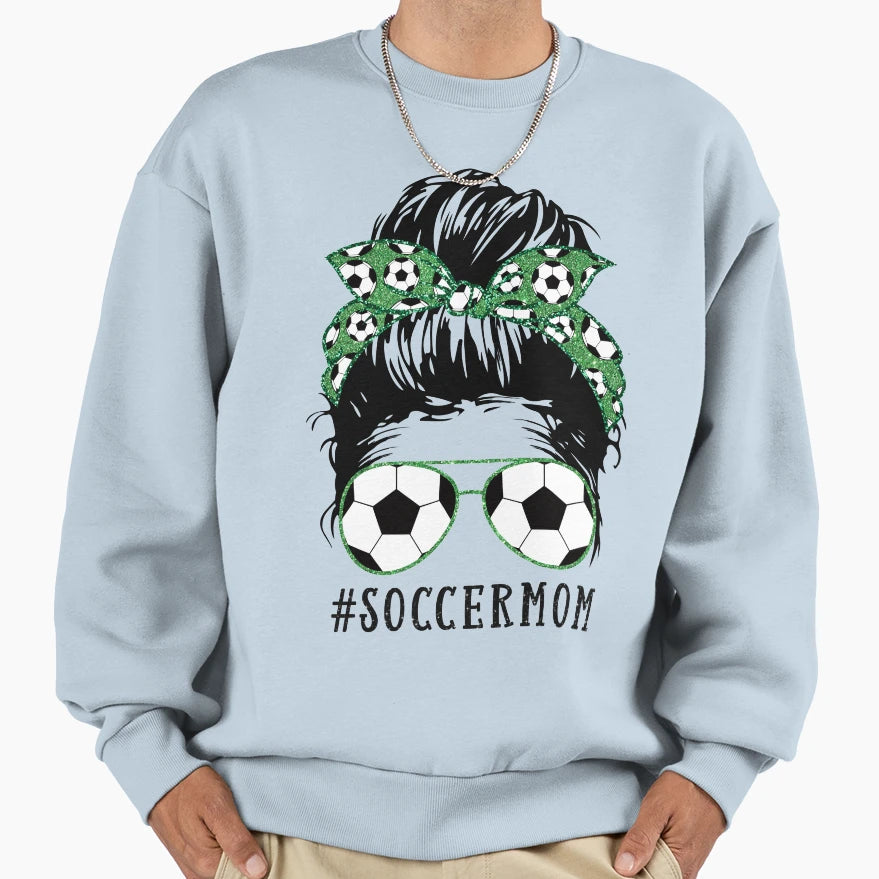 Soccer Mom Sweatshirt - Aesthetic Graphic for Adults - T-Shirt, Sweatshirt, Hoodie