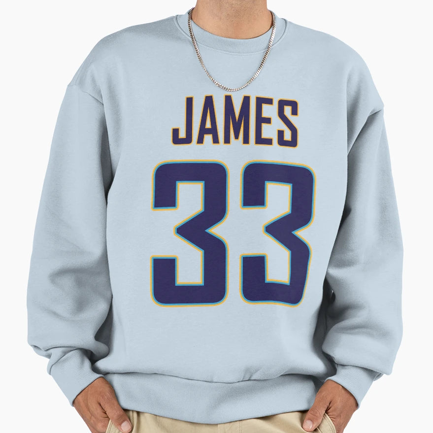 James 33 Sweatshirt - Novelty Apparel for Adults - T-Shirt, Sweatshirt, Hoodie