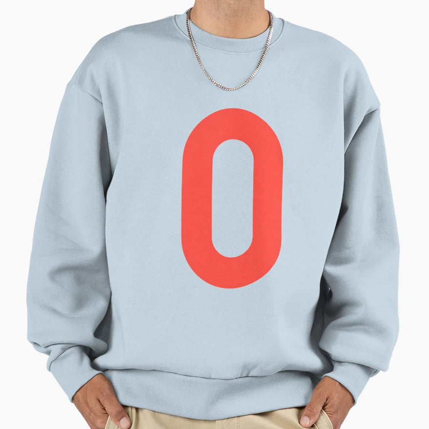 0 Number Zero Sweatshirt - Graphic Print Unisex - T-Shirt, Sweatshirt, Hoodie