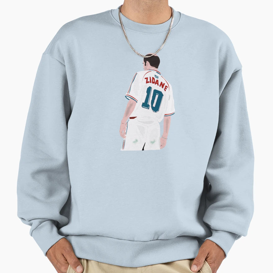 Zizou 10 Sweatshirt - Custom Art Print for Adults - T-Shirt, Sweatshirt, Hoodie