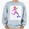 Playing Soccer Football Player Sweatshirt - Minimalist Print for Adults - T-Shirt, Sweatshirt, Hoodie